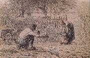 Jean Francois Millet First step oil painting